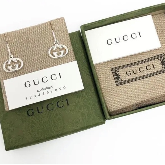 Gorgeous GUCCI Italian Luxury Earrings - Picture 1 of 7